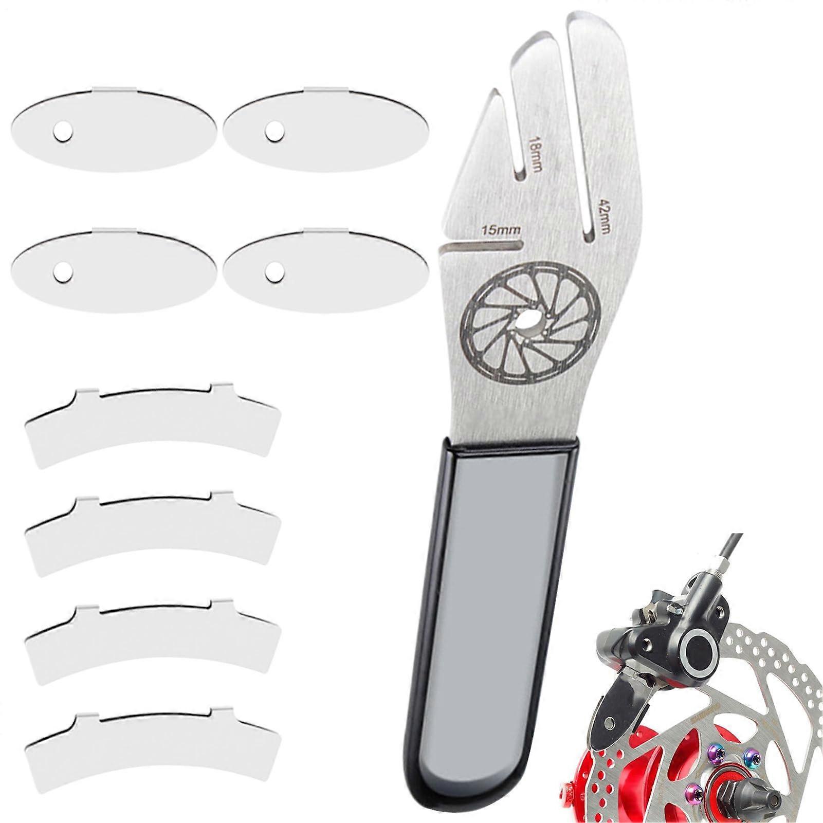 Disc Brake Alignment Tool, Bike Disc Rotor Alignment, 8 Pads Replacement