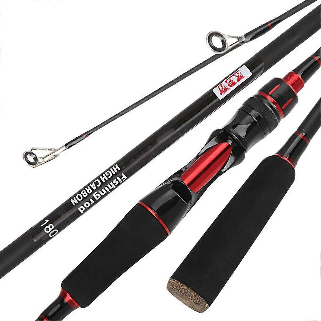HIOD Spinning Rod Baitcasting Carbon Lightweight 2M Length SpinningRod 2.4m