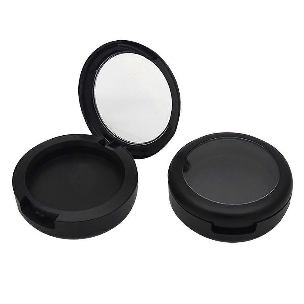 Refillable Cream Containers Empty Makeup Case for Cosmetic Items Travel Use 6x6x1.9cm 2Pack