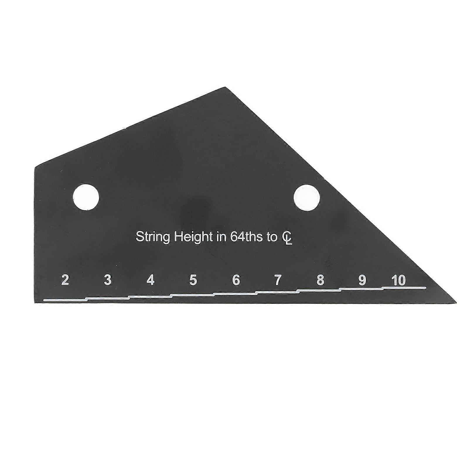 Guitar String Action Gauge Black Coating Stainless Steel Bass Electric Acoustic Guitar Fret Rocker