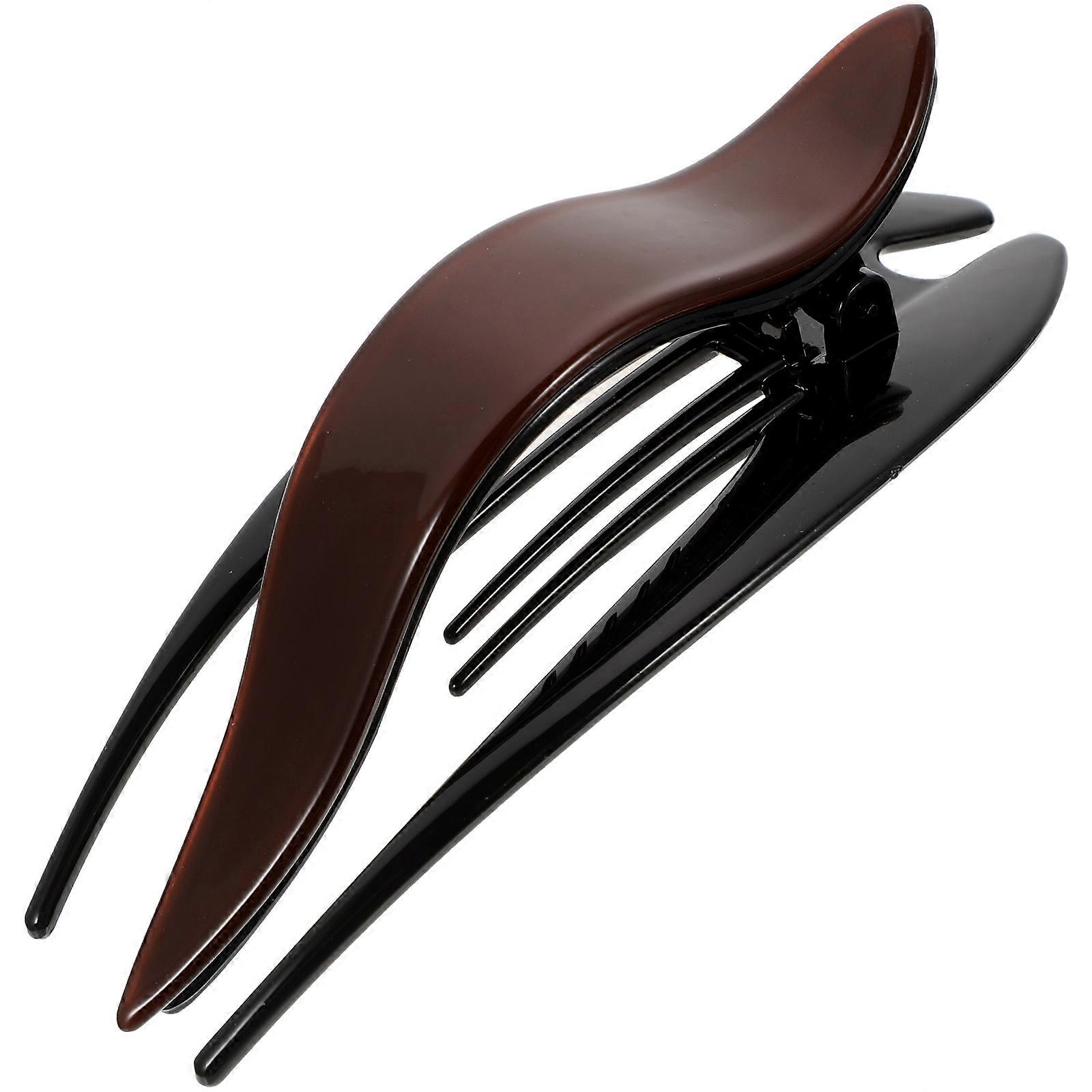 Aesthetic Claw Clips Tortoise Shell Shape Acetic Acid Material Styling Tool For Women Various Occasions 5.1×2×1.2in 1Pack