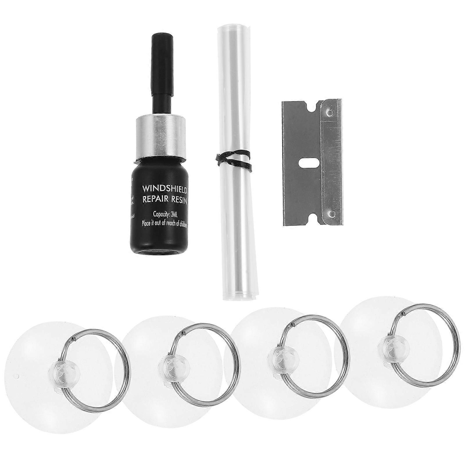 Windshield Crack Repair Kit Car Windshield Maintenance Professional Design 6.50X2.00X2.00CM Crack Repair 1 Set