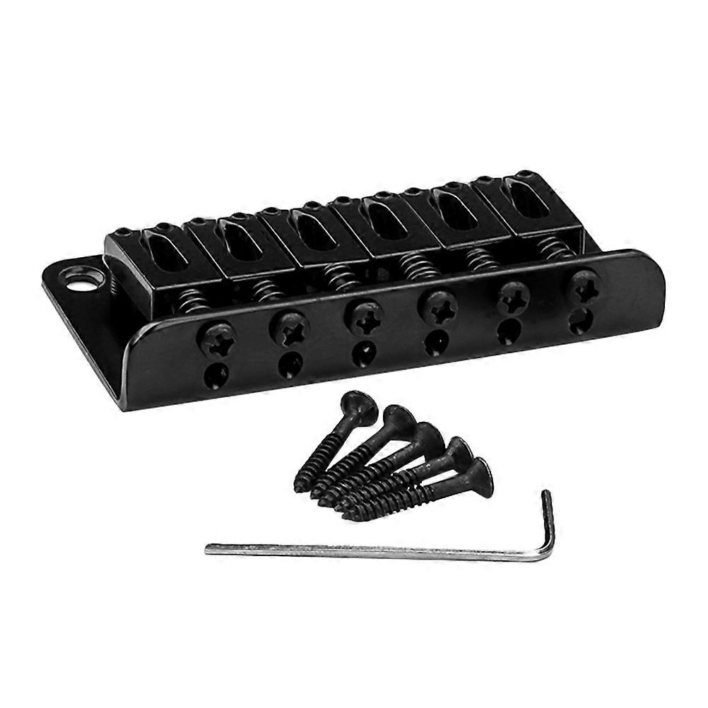Professional Electric Guitar Bridge Tailpiece with Screws – Lightweight, Easy to Operate, Adjustable String Height and Pitch