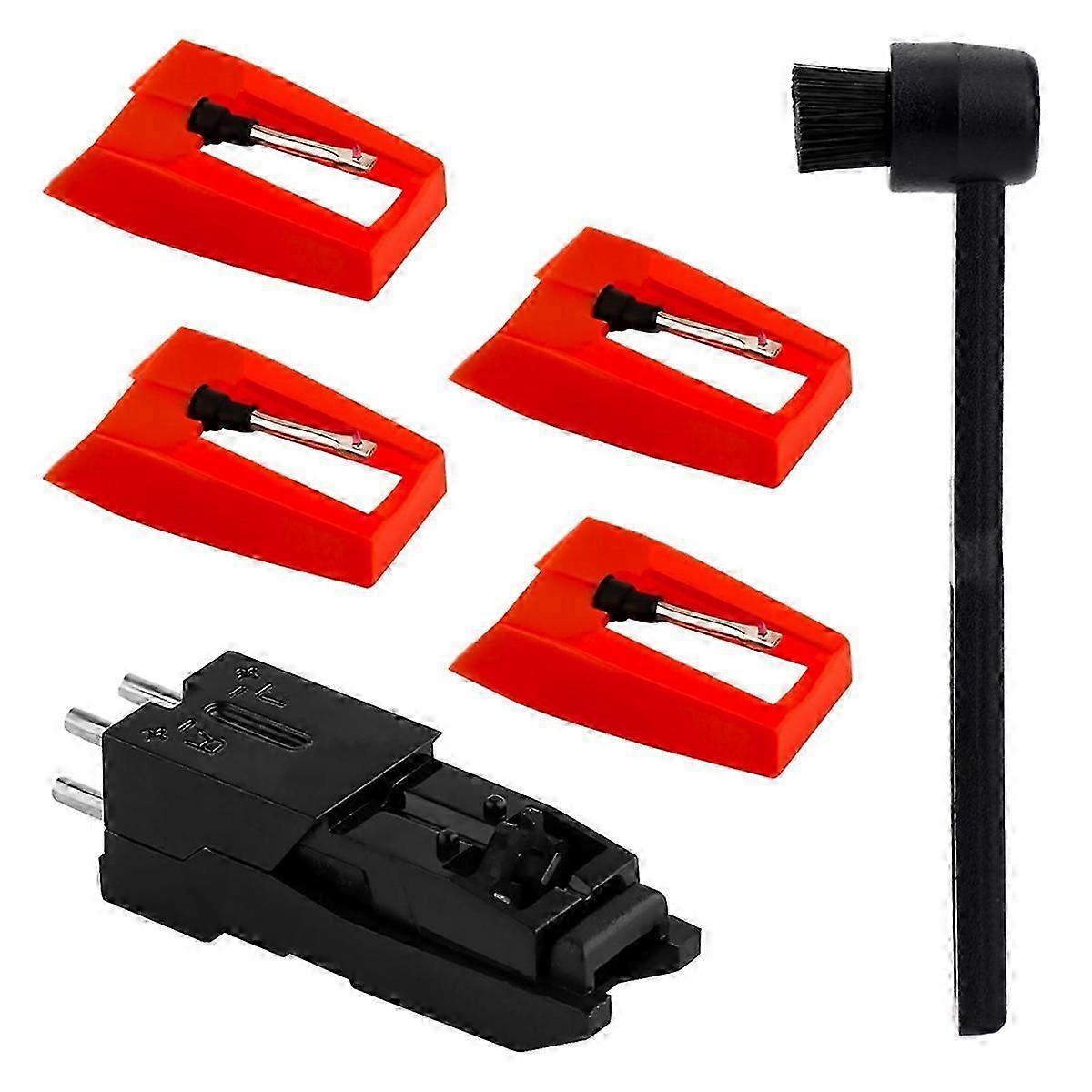 Player Needle Replacement, 4pcs Diamond Record Player Stylus Needle,for ION Player LP Phonograph