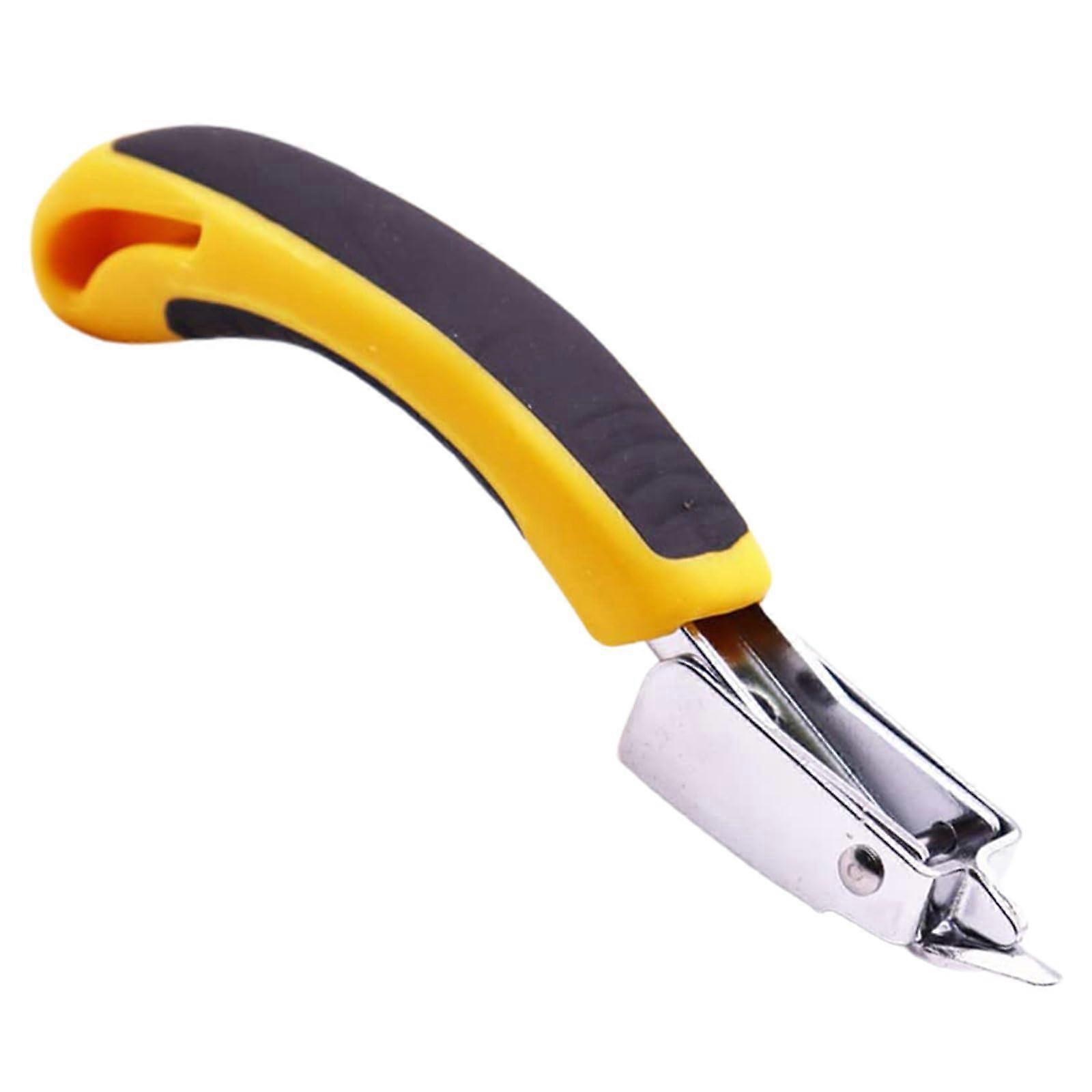 Staple remover, durable, extractor for removing staples from faux furniture, floors, wood