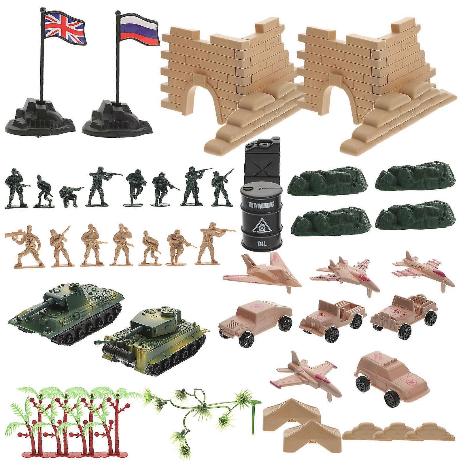 Military Model Toys for Kids with Assorted Colors and Plastic Material Safe Durable