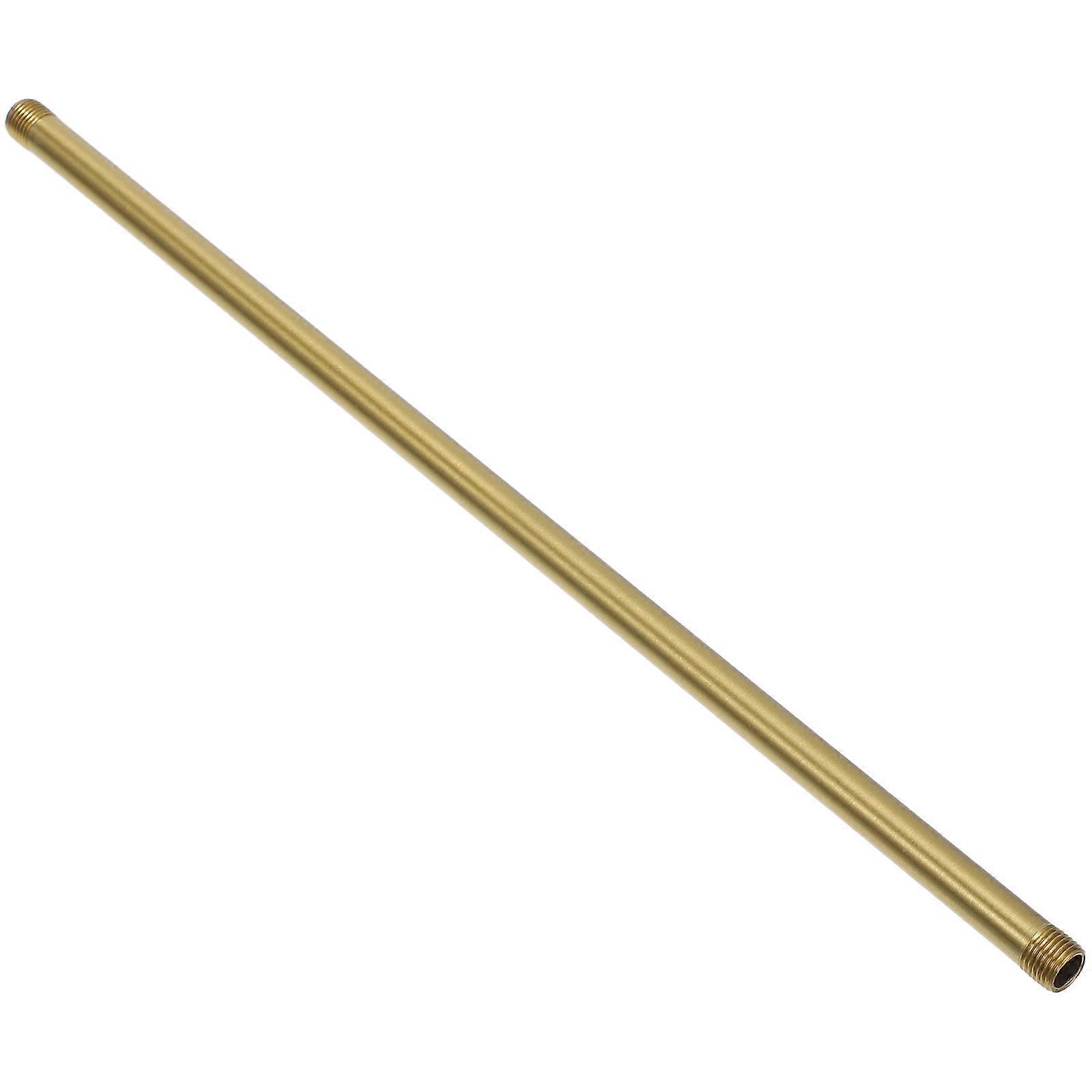 Polished Brass Threaded Pipe for Lamp Fixture Rod 1 Set Durable and Stylish Brass Connector for DIY Lamp Projects M10 300mm