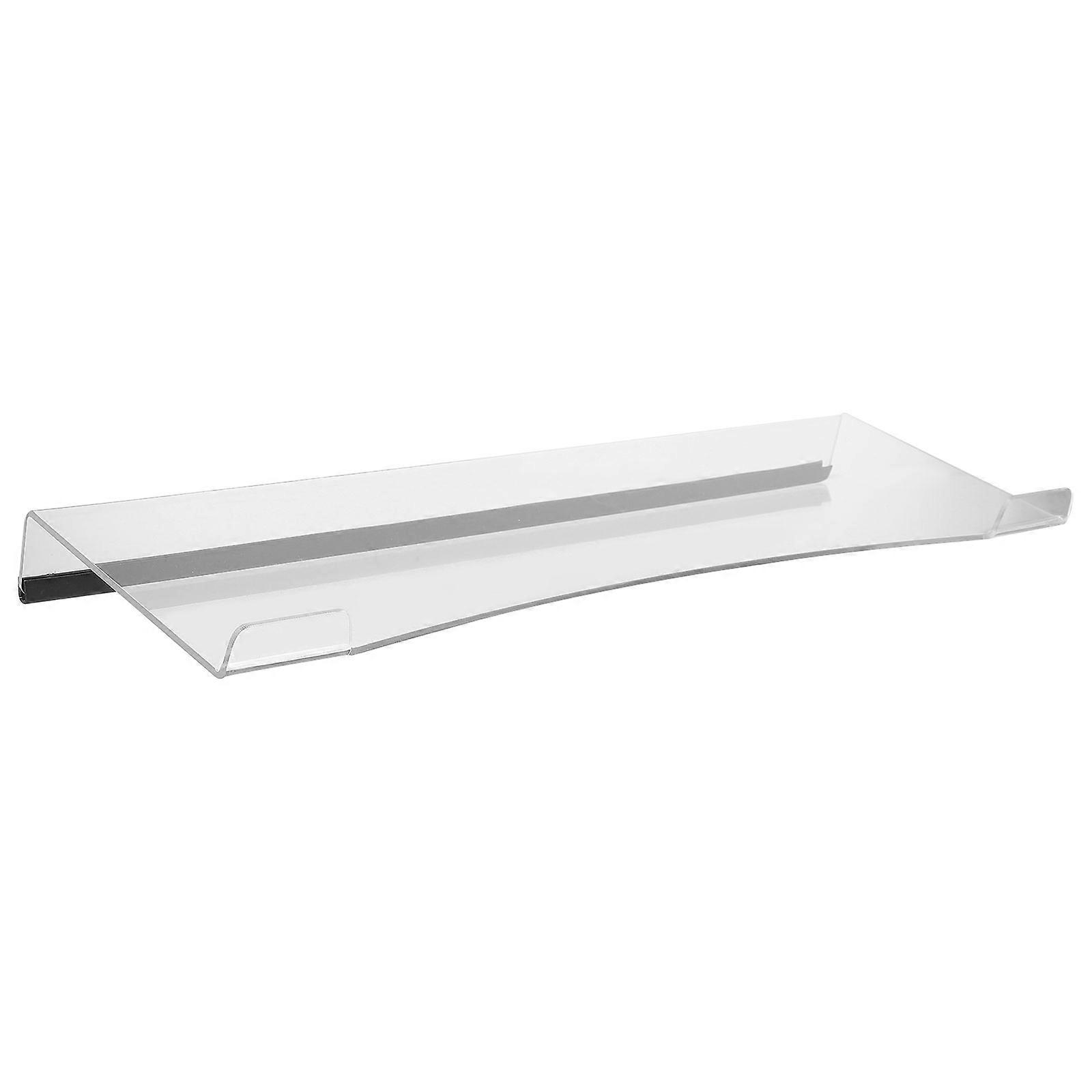 Mini Keyboard Stand Acrylic Riser Supply Office Use Home Use Sleek Modern Curved Edge 1Pcs