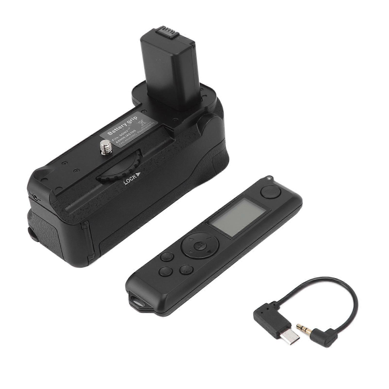 Battery Grip Vertical Grip Replacement Camera Accessories for Camera A6000 A6100 A6300 A6400