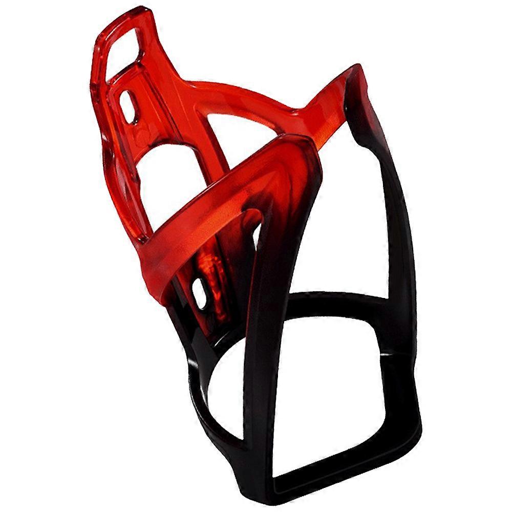 Bike Water Bottle Cage in Red PC Plastic for Biking with Smooth Edges and Stable Hold 1 Set