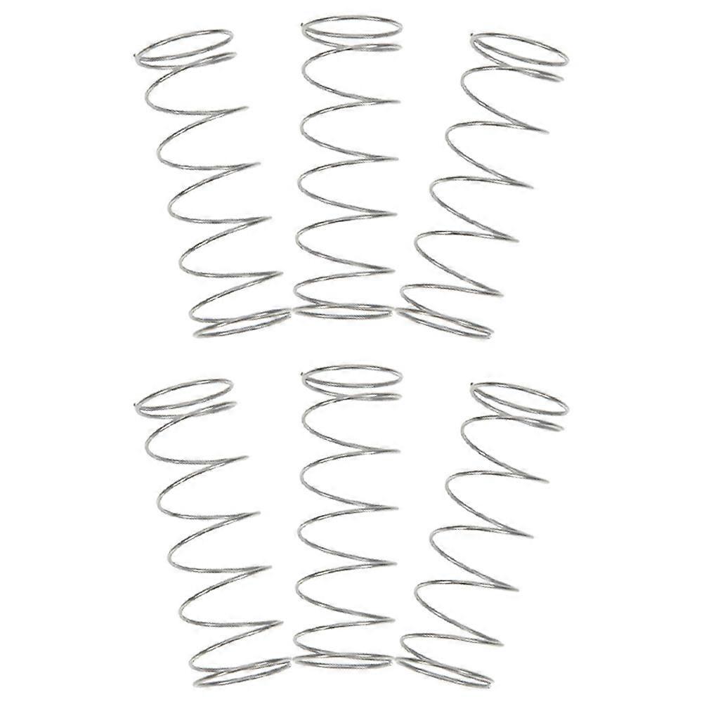 6Pcs Durable Stainless Steel Trumpet Springs Portable Accessories for Trumpet Button Replacement
