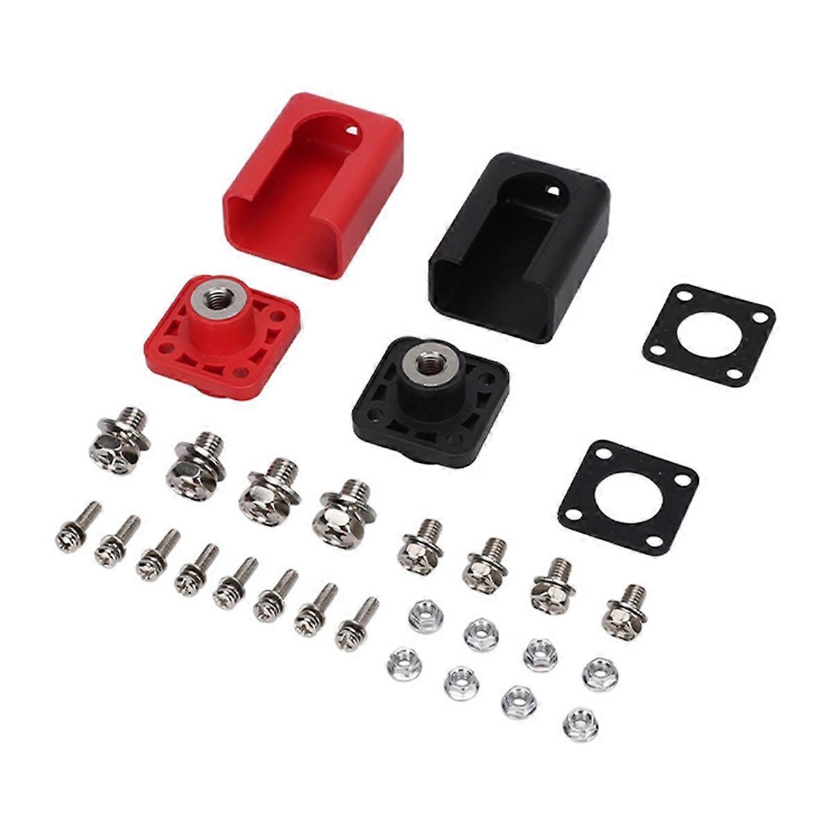 1Pair 200A High Current Lithium Battery Energy Storage Battery Terminals Connector Terminal Block Set