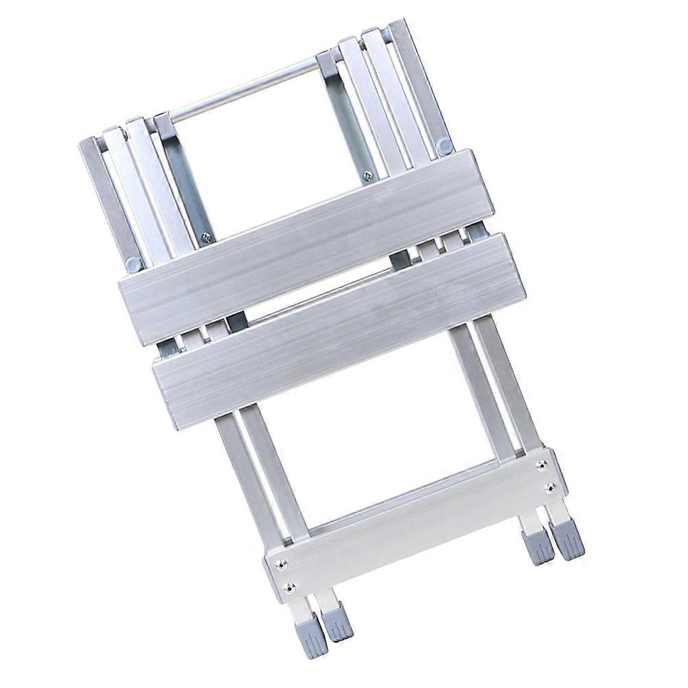 Aluminum Alloy Camping Chair for Outdoor Use Silver Lightweight Foldable 1Pc