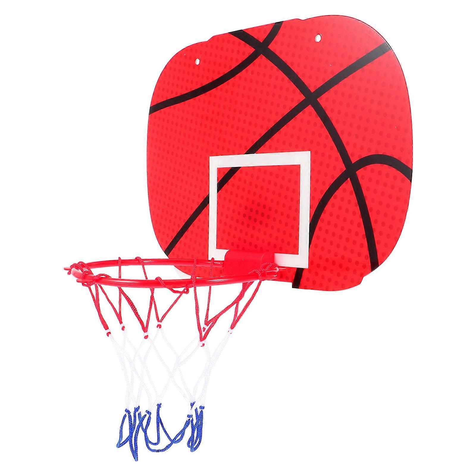 Red Basketball Toys for Playing Use Stimulate Baby Senses and Grabbing Ability with ABS Material