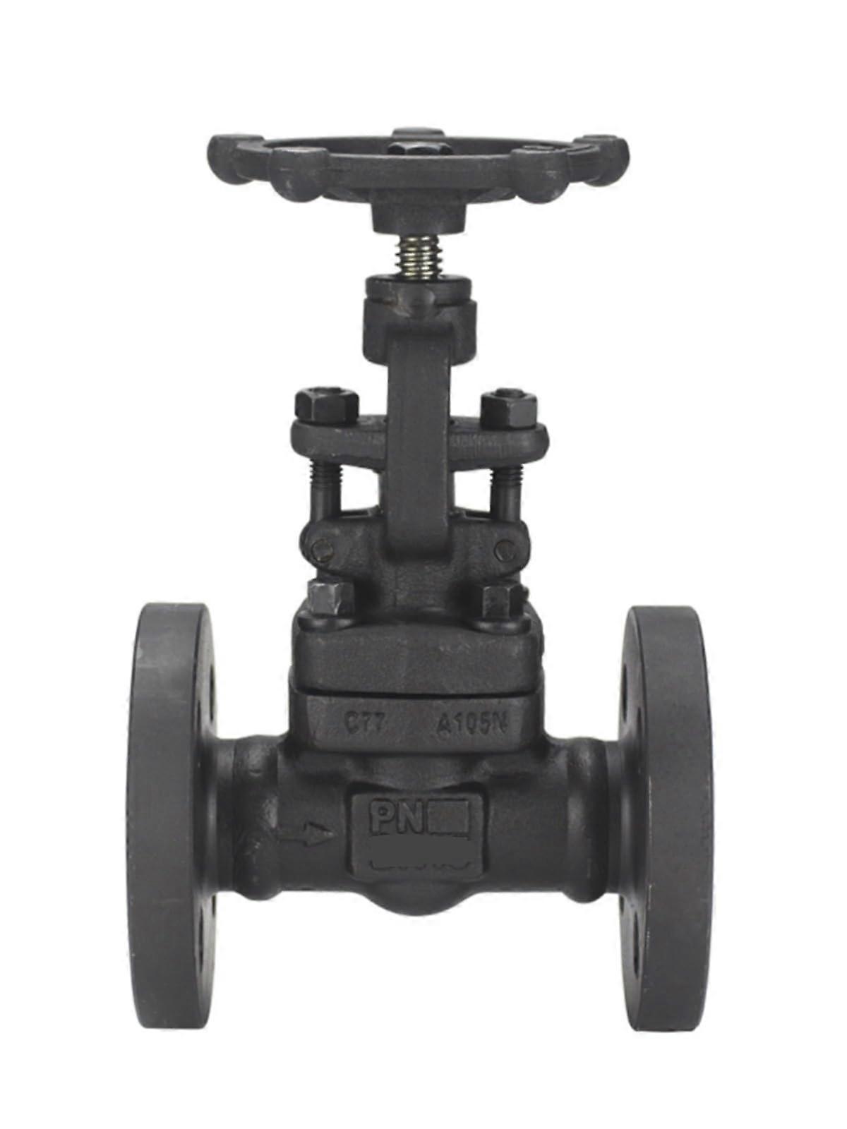 Flange shutoff valve J41H25C 40C 64C 100C forged steel A105N temperature resistant