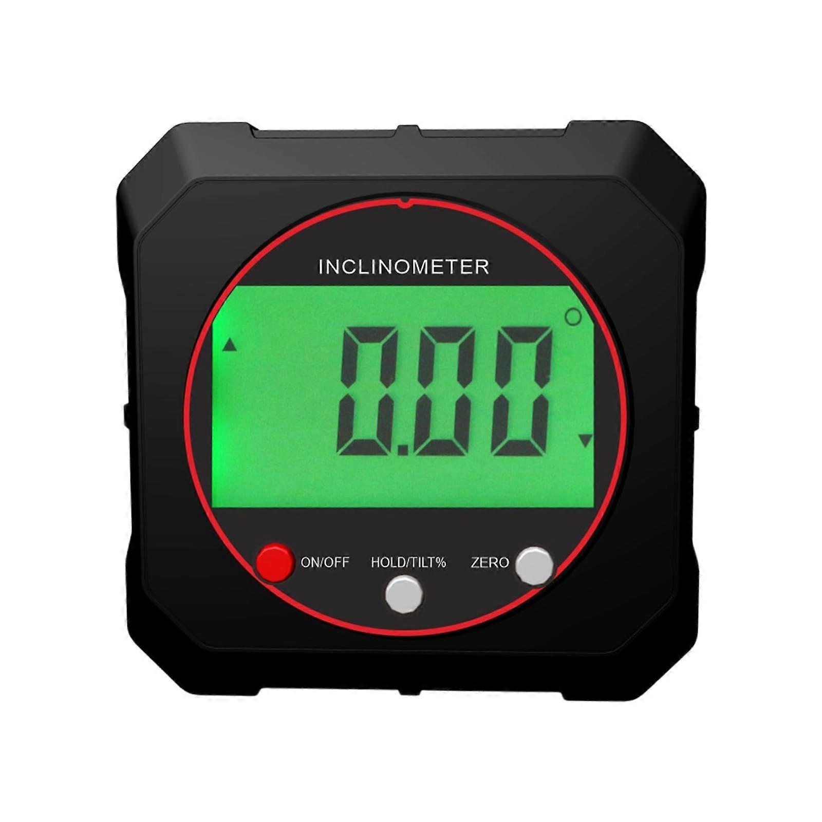 Background Lighting Digital Angle Box Long Battery Life Protractor for Home Renovation Mechanical Installation