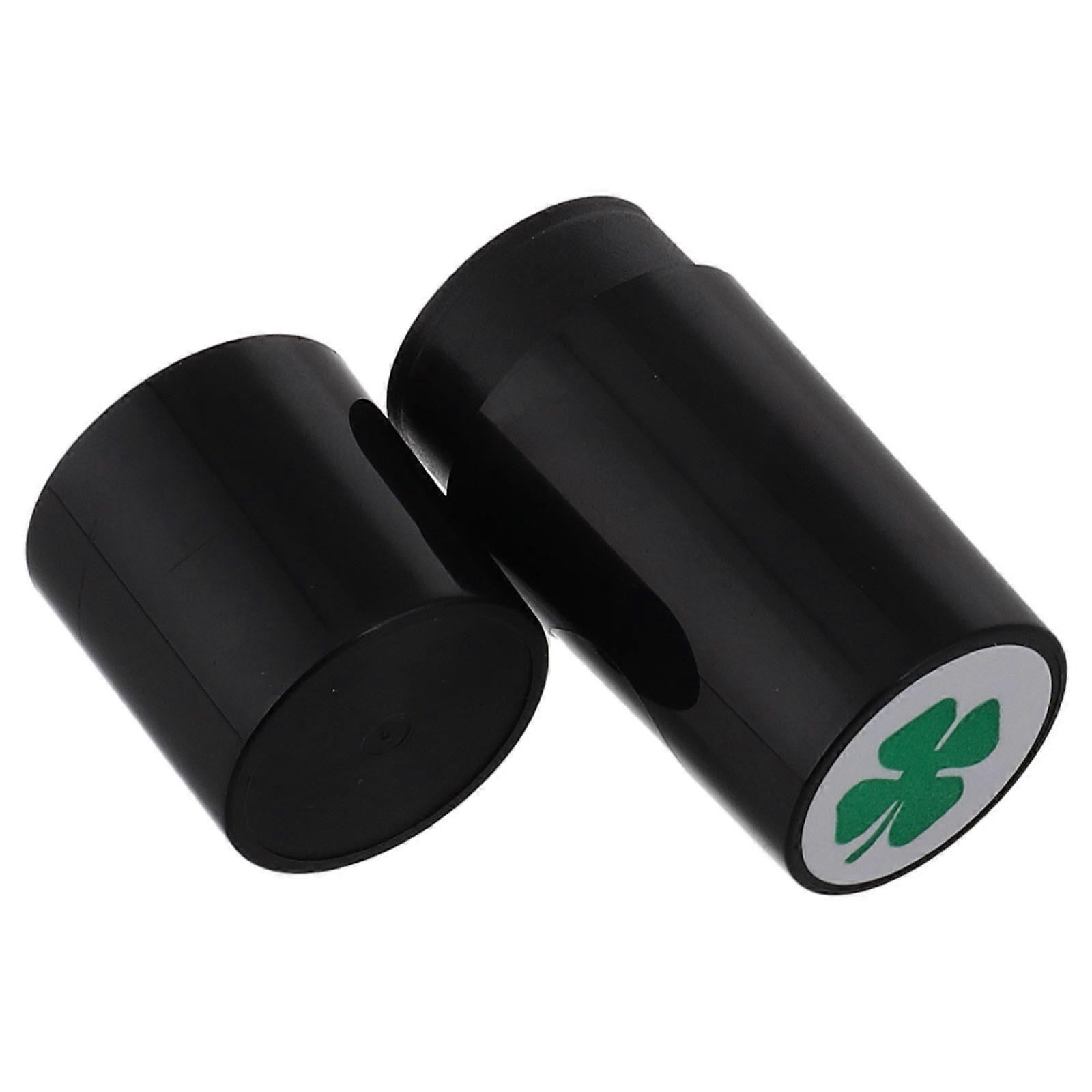 Black Golf Ball Stamper for Golfers with Dry Permanent Marking Tool