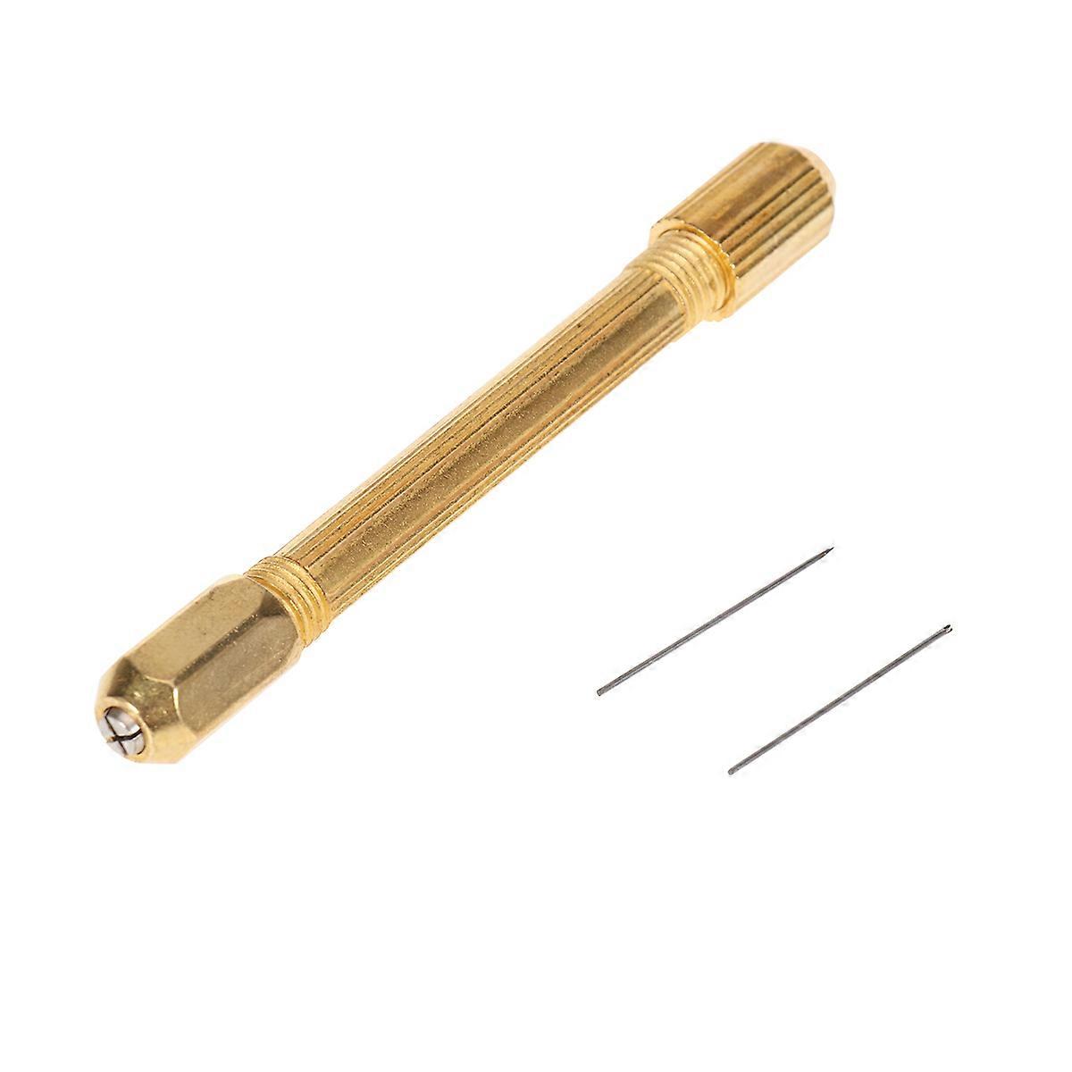 Golden Wig Implant Toolkit with Flexible Wire for Doll Hair 3pcs DIY Crochet Needles Kit Steel and