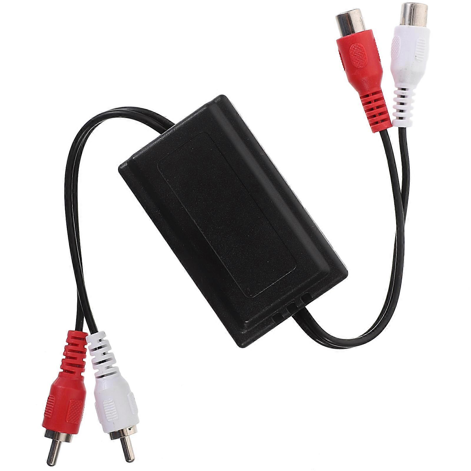 Noise Remover For Car Audio Ground Loop Isolator Compatible With Various Models 1Set