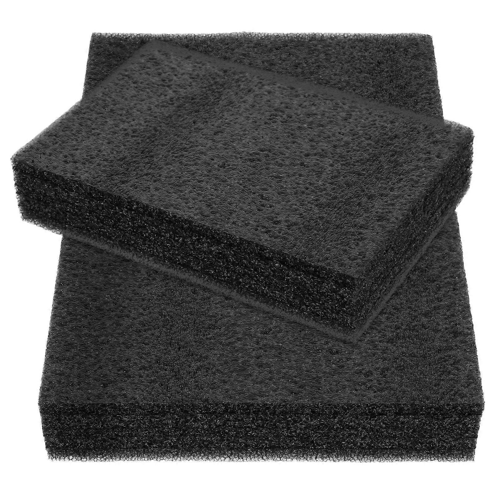 Durable Black Pearl Cotton Felting Mat for Needle Felting Supplies and DIY Projects 12 x 12 x 1 Inch