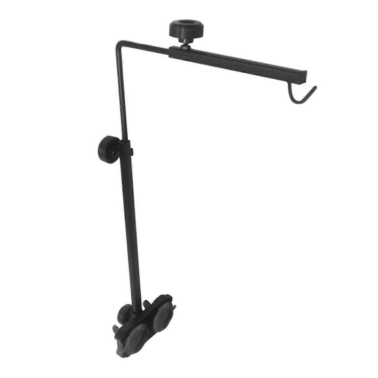 Backlight Stand Reptile Light Reptile Tank Accessories Lamp Tripod for Terrariums Lamp Stand for Outdoor Reptile Heat Lamp Holder Iron Black