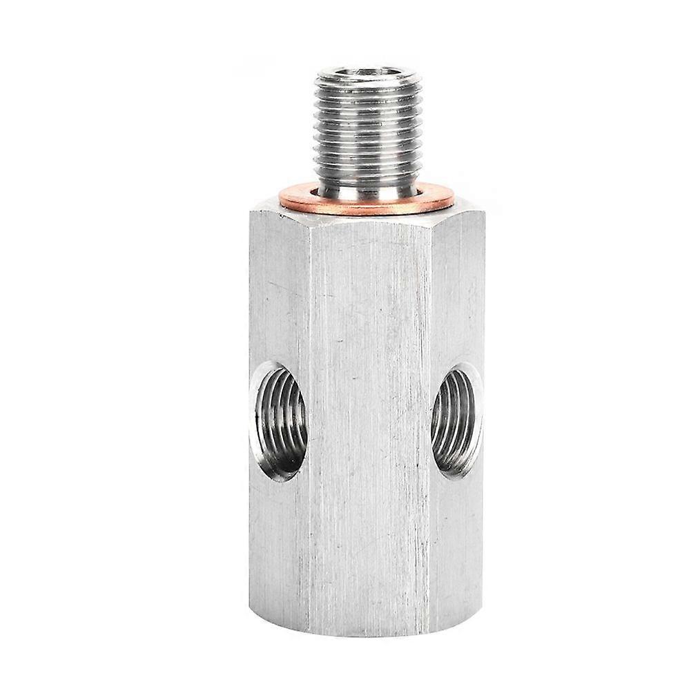 1/8in NPT to M10 10x1.0 male adapter for oil pressure sensor