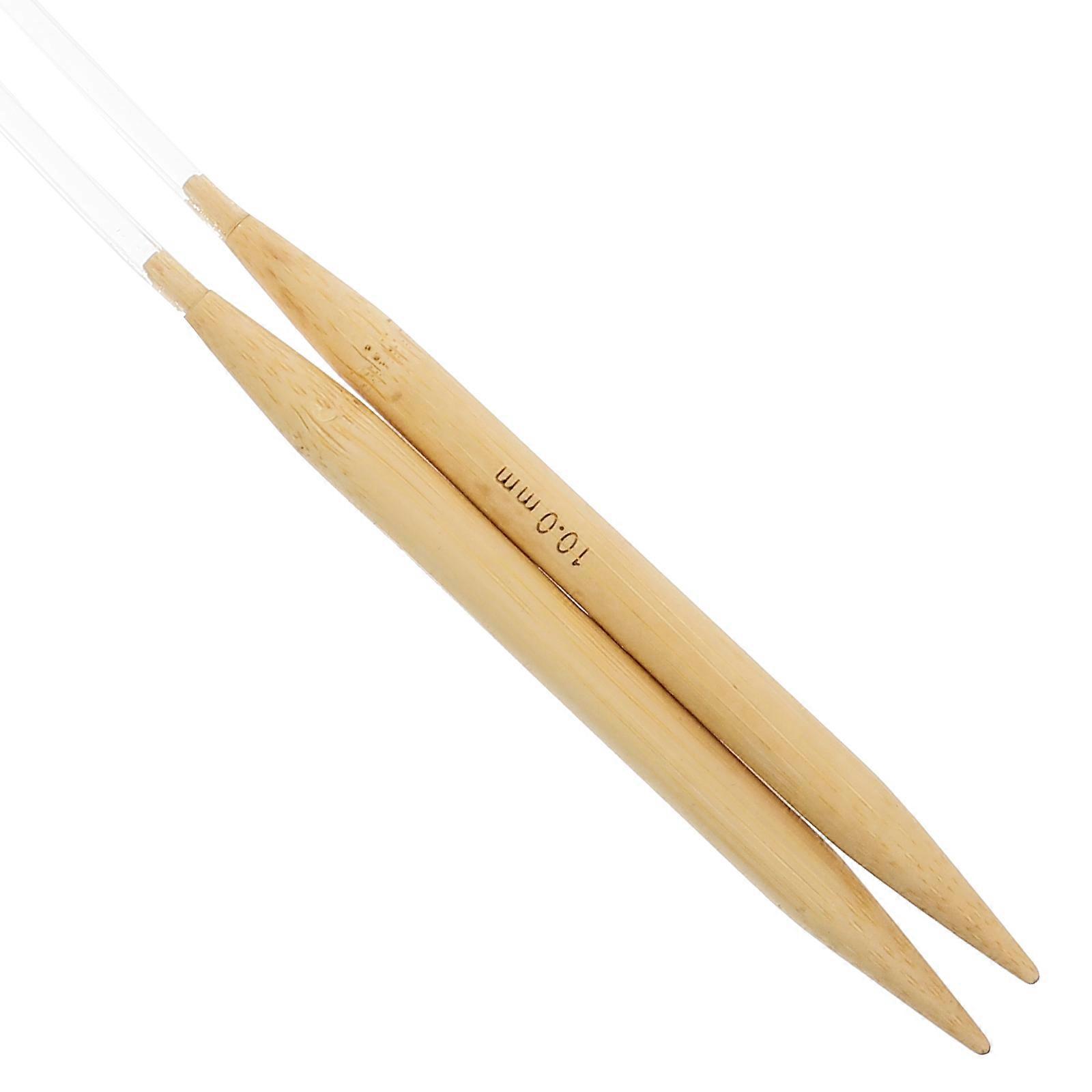 Wooden Circular Knitting Needle for Sewing Light Yellow Easy to Use and Simple Operate 7.5 inches