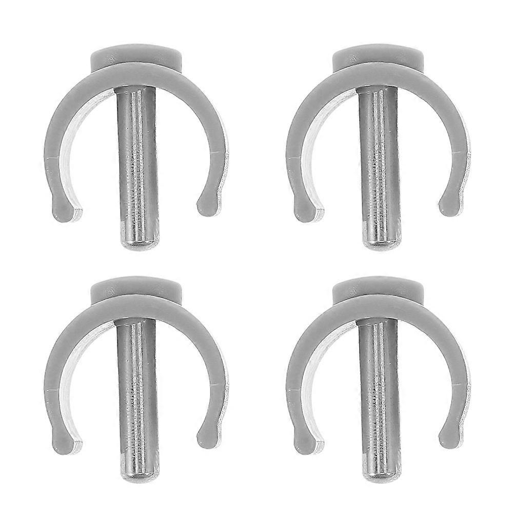4pcs Latch Clamp Pin Locks for Walking Stick ABS Cane Accessories – Secure Replacement for Walker Tube Buckle, Easy Installation and Removal