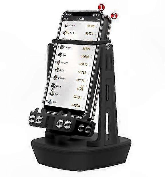 Desk Pedometer Phone Stand Holder Walking Shaker Swing Stepper Tool Artifact