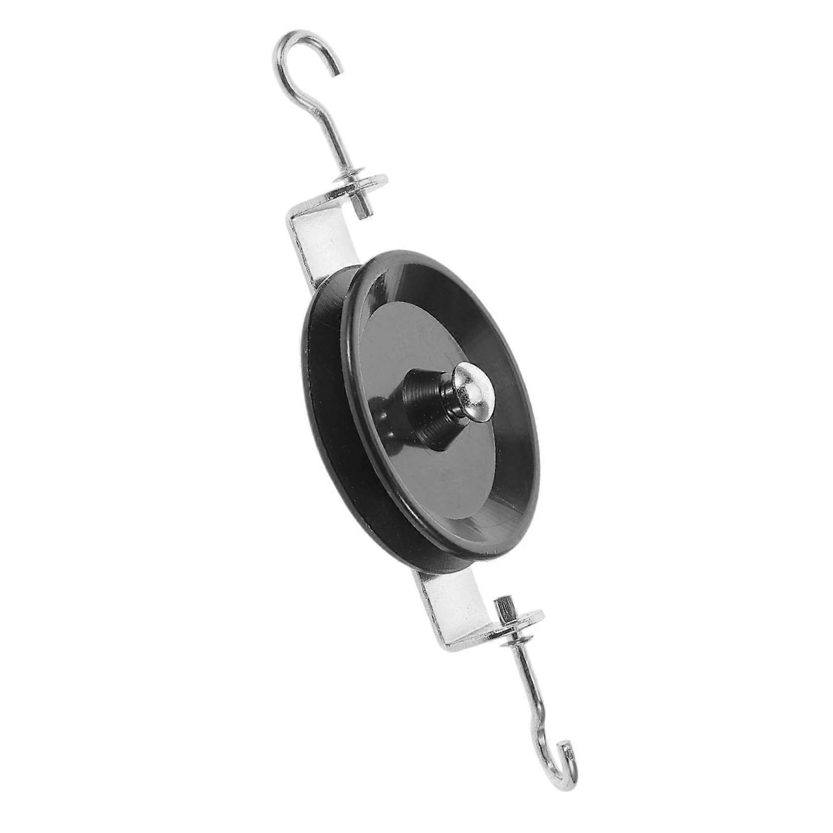 Simple Pulley Block With Hook For Physics Experiments, Mechanical Teaching Aid For Students, Durable Design