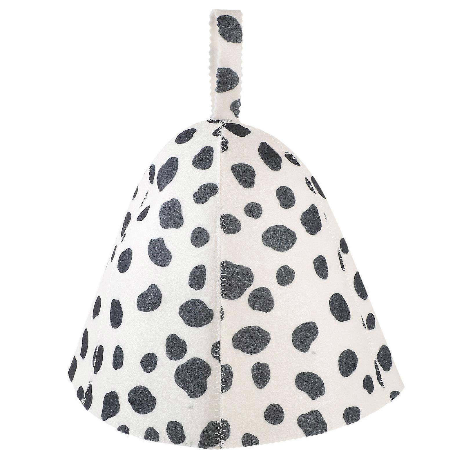 Felt Sauna Hat Fashion Design For Bathing And SPA Assorted Color Moisture Absorption 2Pcs