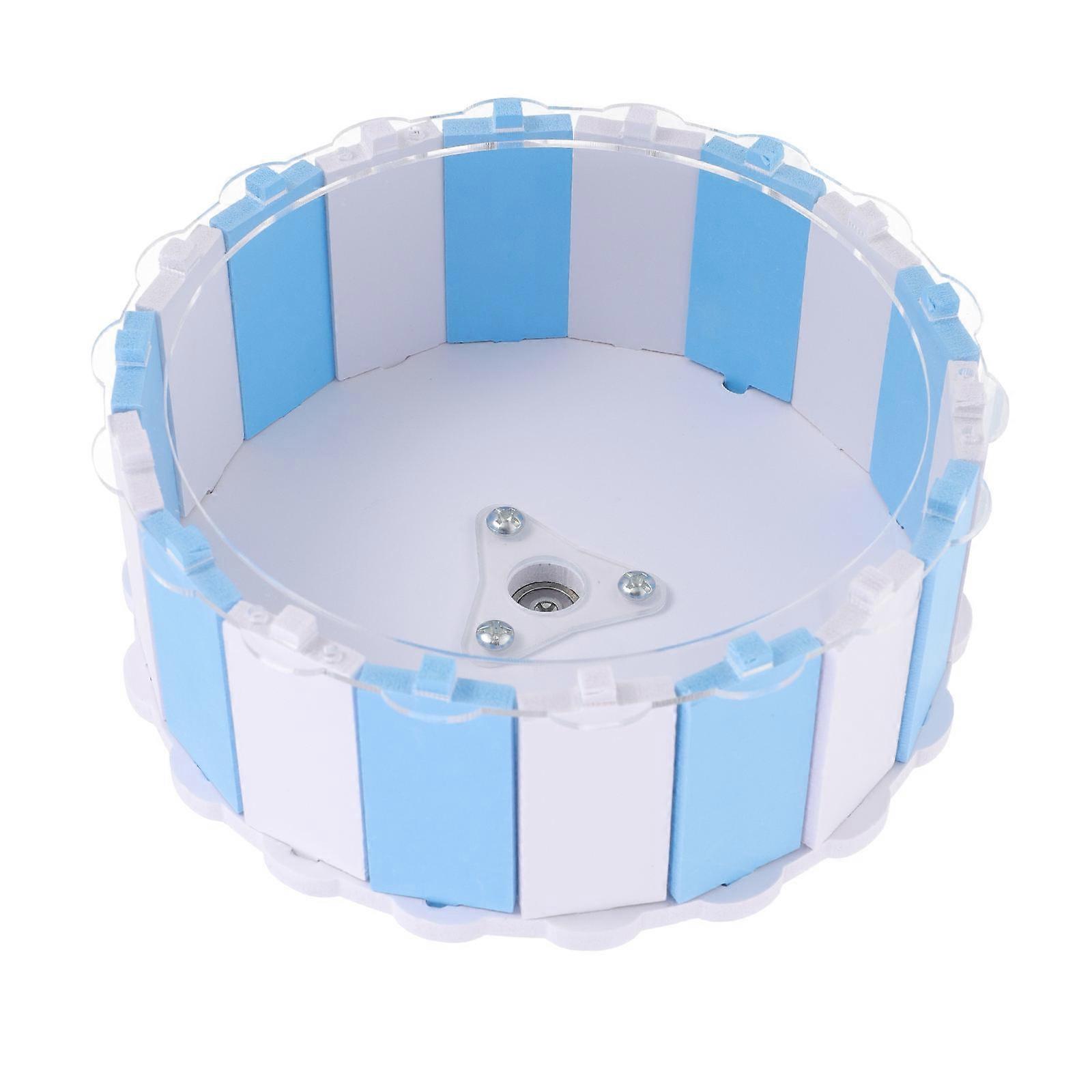 Durable Blue Hamster Exercise Wheel for Pet Use Increases Activity and Relieves Boredom 7.5 Inch