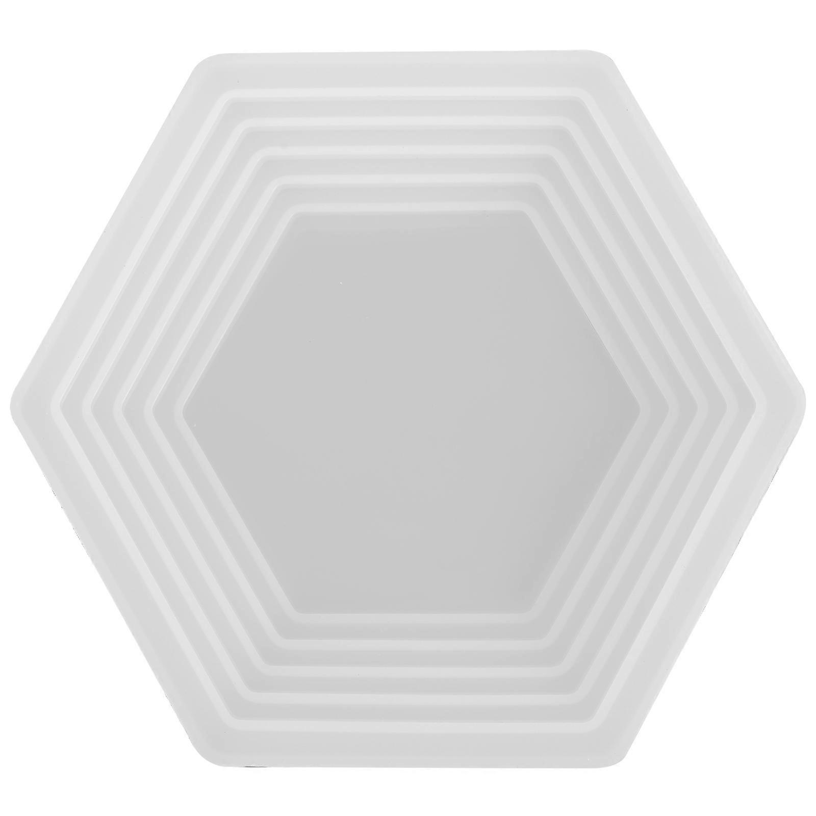 Hexagonal Silicone Tray Mold for Home Flexible and Durable 1 Pc