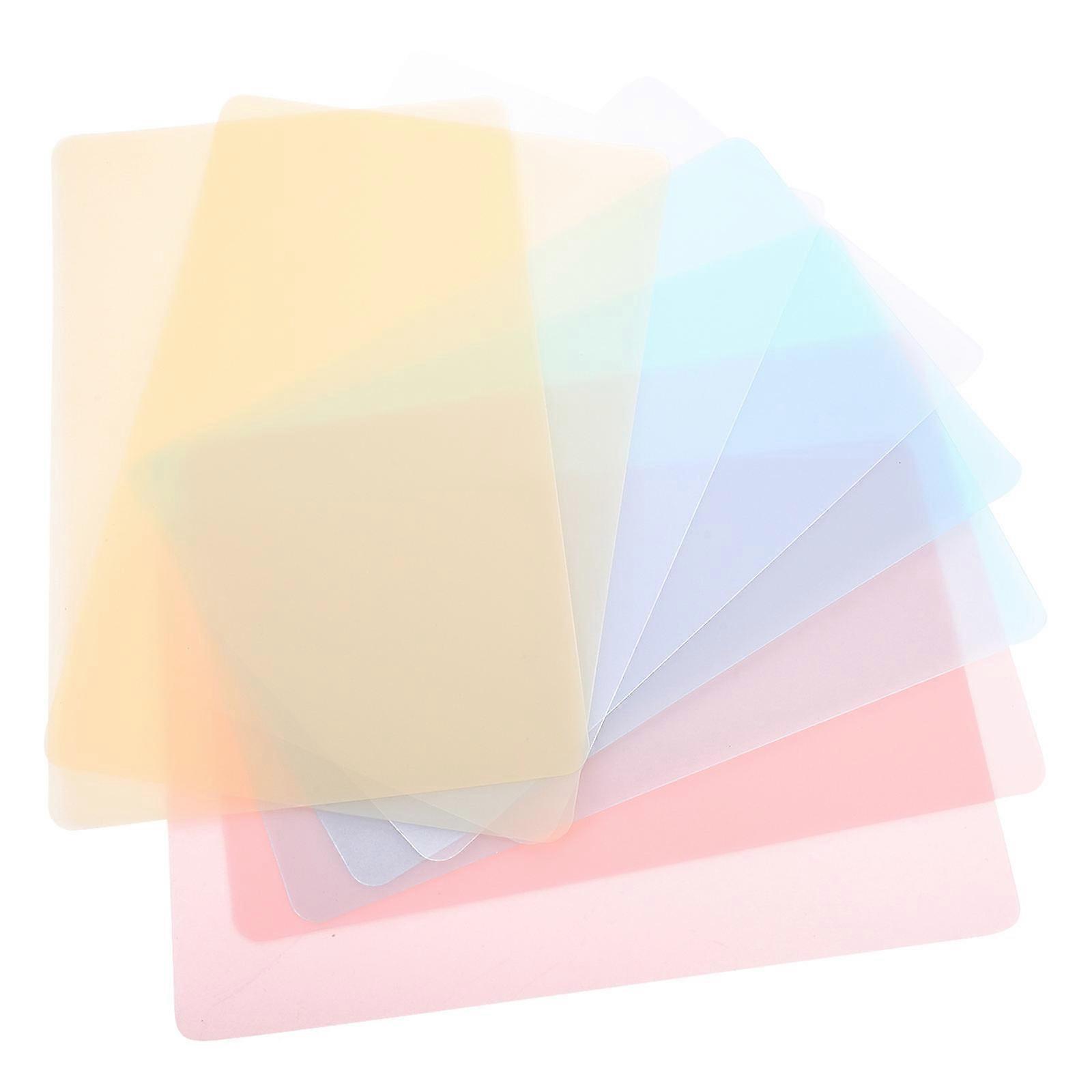 DIY Clay Sculpting Sheet Made of Durable PP Material for Pottery Art Projects Assorted Color 8pcs