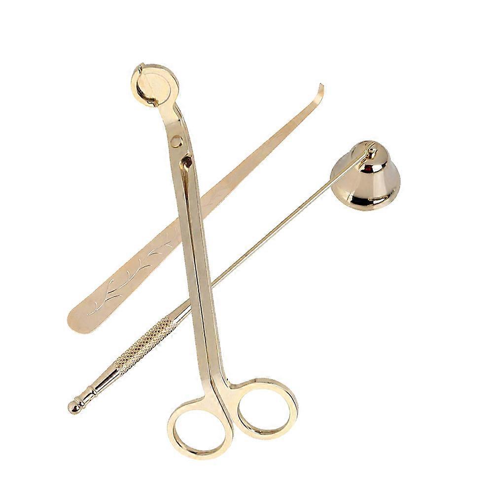 Candle Snuffer And Wick Dipping Tool Set For Candle Tools Enthusiasts 12 X 2 X 4Cm Golden 1 Set