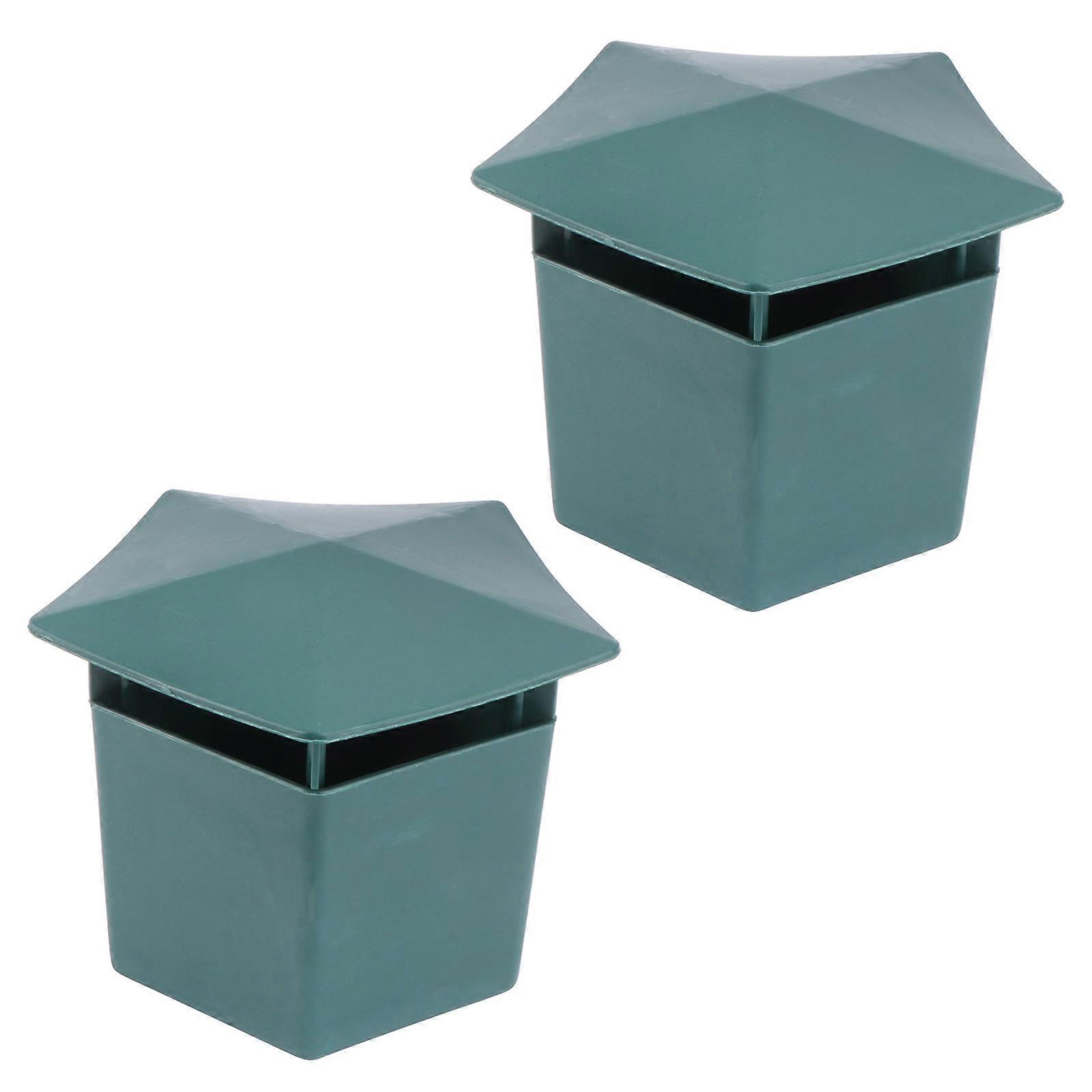 Snail Traps for Garden Made of Durable Plastic in Green Color Perfect for Home Use 2PCS