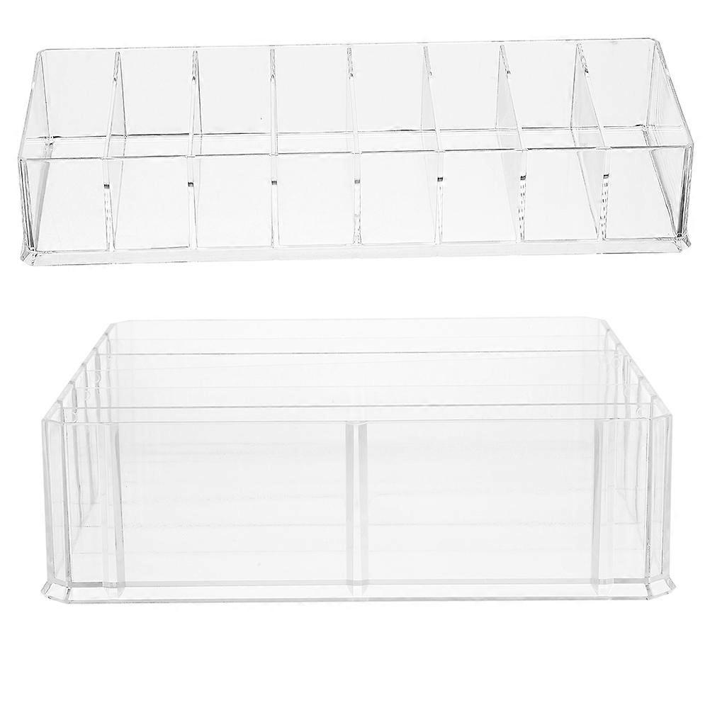 Acrylic Cash Drawer Tray Organizer, Multi Compartment Storage Box for Coins, Money & Small Items, Transparent Design for Shops, Retail Stores &