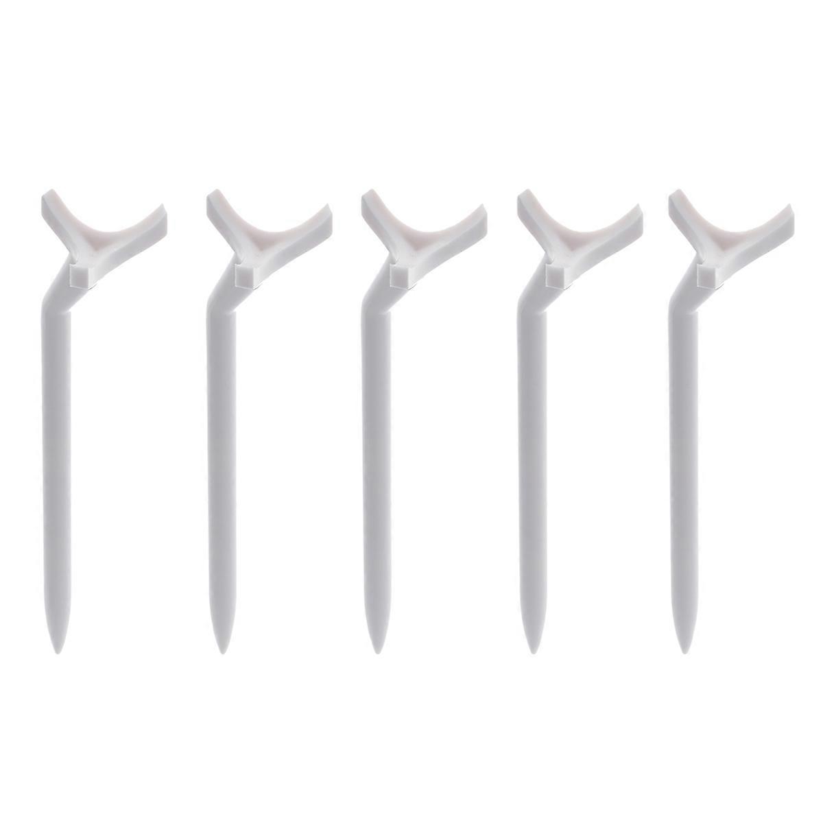 Golf Equipment with 15 Reusable White Plastic Tees for Practice Lightweight and Durable