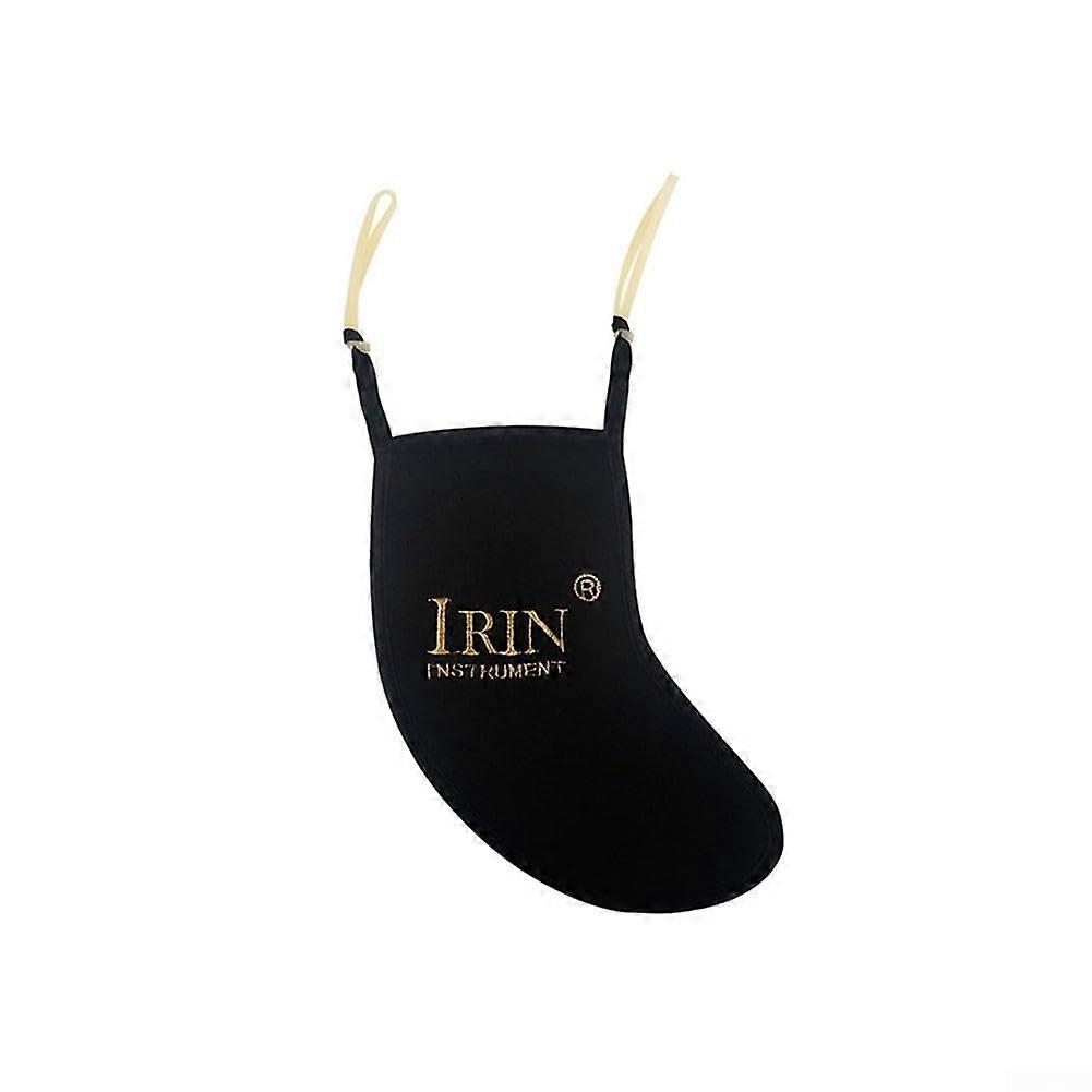 Soft Cotton Chin Rest Accessory for All Sizes of Violin Comfort  (Black 1/4)