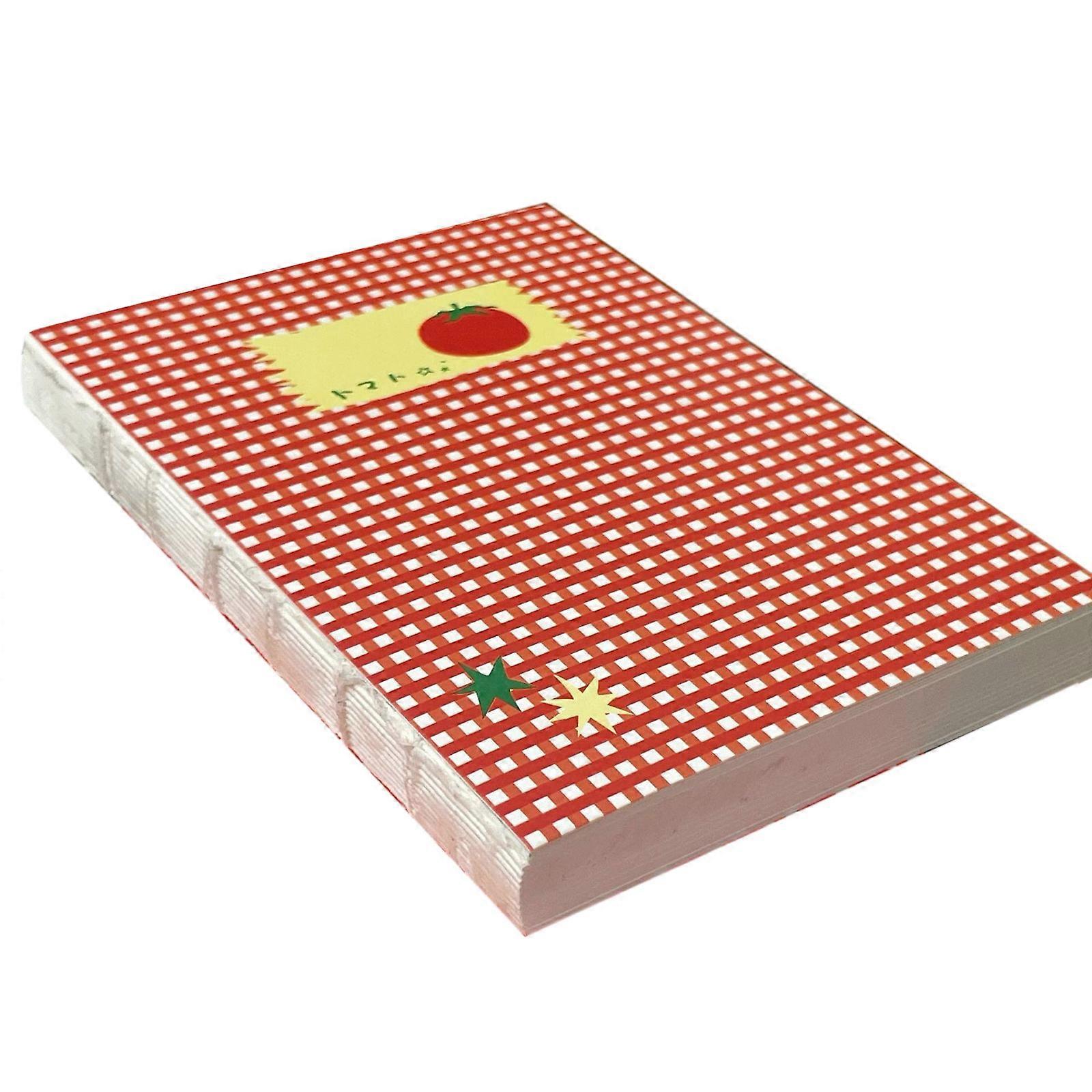 Lovely Tomato Notebook Thick Notepads with 96-100 Page Unlined Journal for Writing Drawing Sketching Journaling Mind Map Multicolor