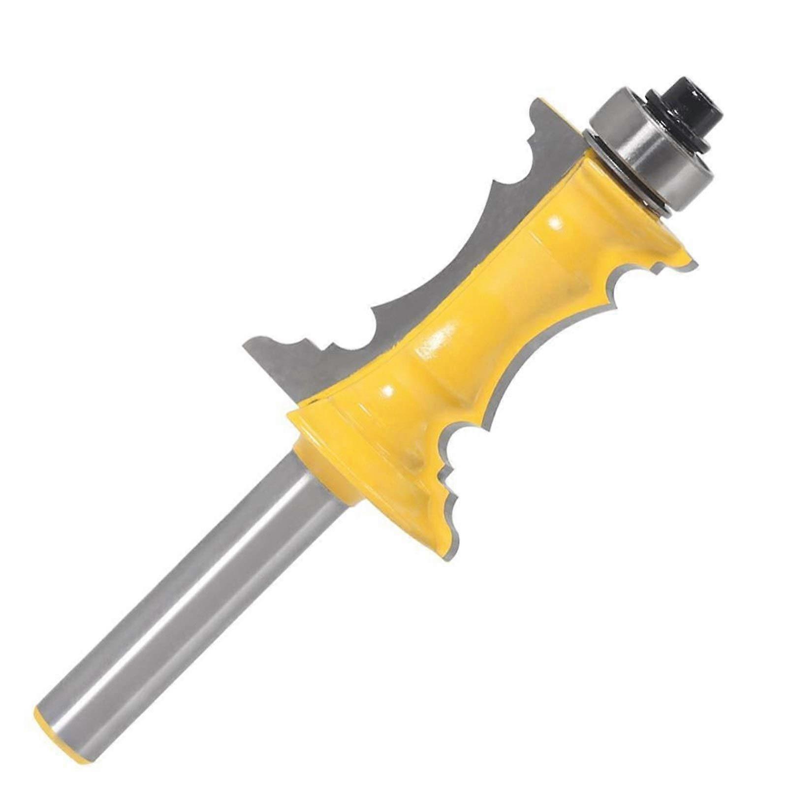 Milling Cutter 1-1/2 Inch for Woodworking, Tenon Cutter with 8 mm Shaft, Durable Line Knife and Mitre Frame Moulding Tool
