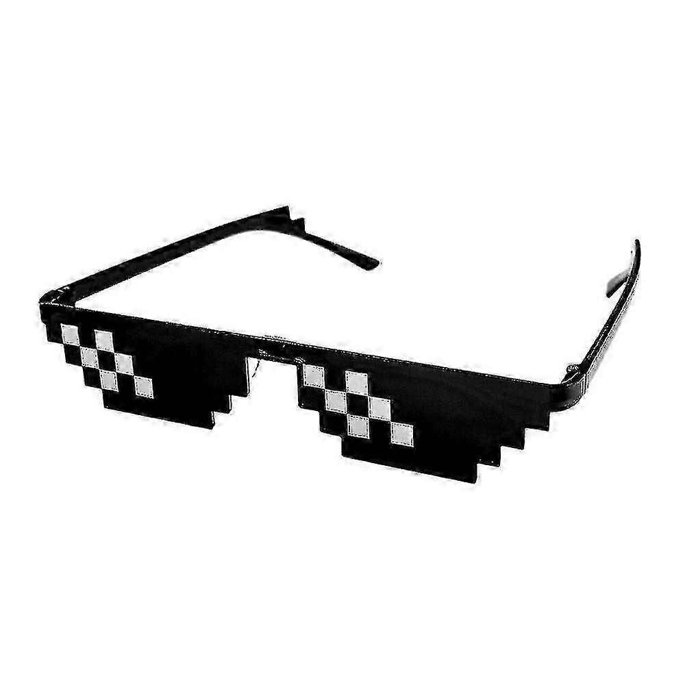 2 Lines Pixel Glasses for Enhanced Focus, Anti-Blue Light Protection
