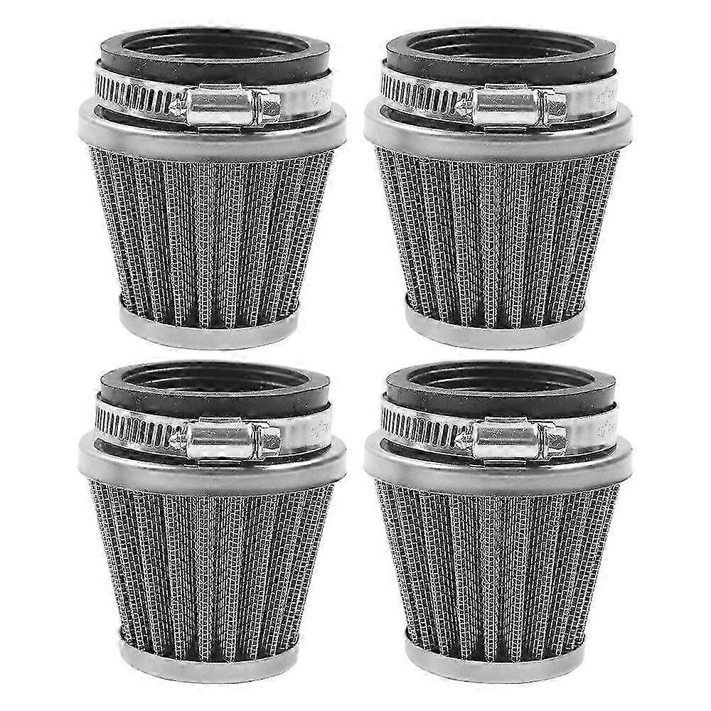 4pcs 54mm Universal Motorcycle Air Filter Pods Replacement Parts For Yamaha Honda Models MK03055 High Flow Performance​