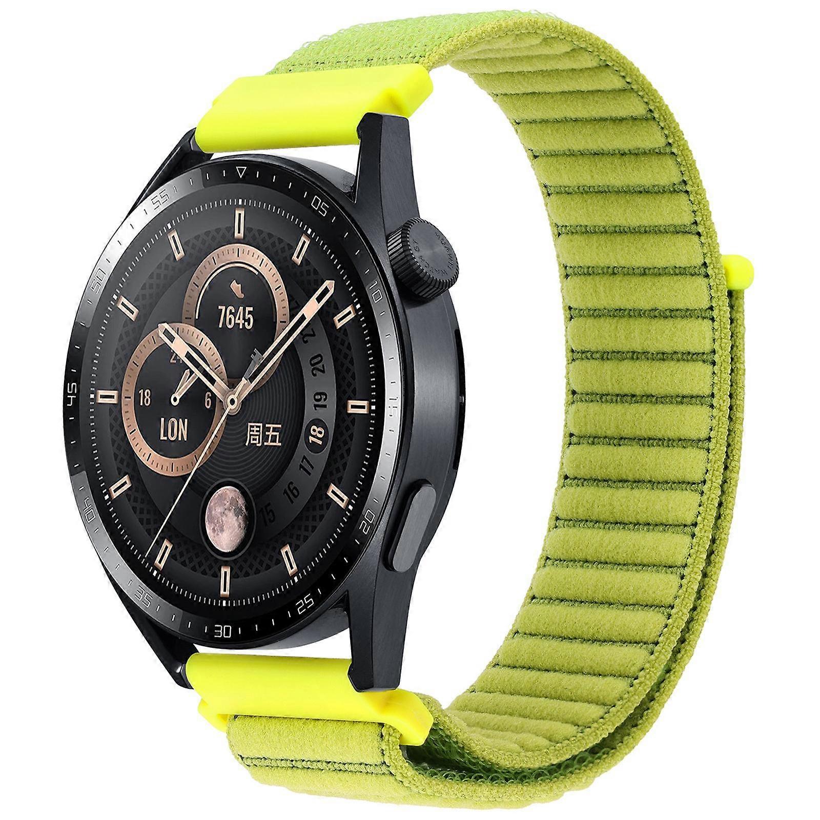 xDfind Wave Texture Nylon Hook and Loop Fastener Watch Band