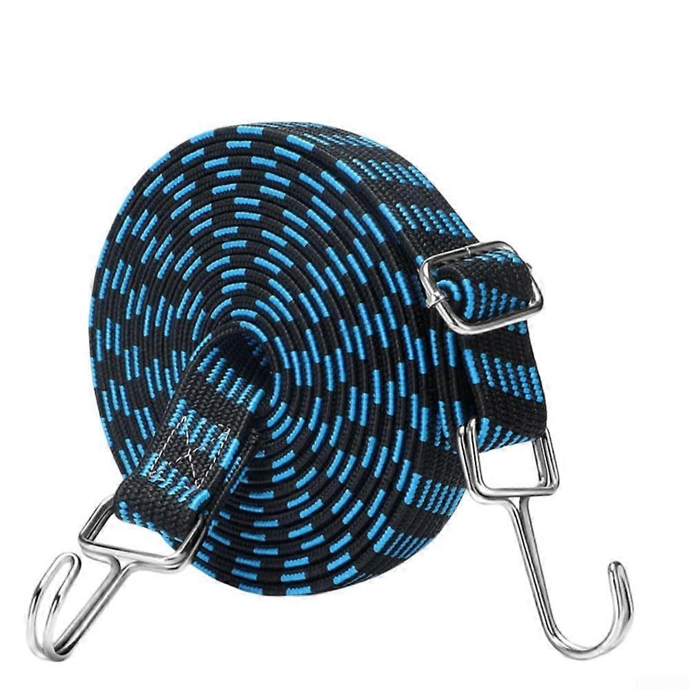 4 Meter Bungee Strap with Clips Your Gear Stays Secure During Travel (blue)