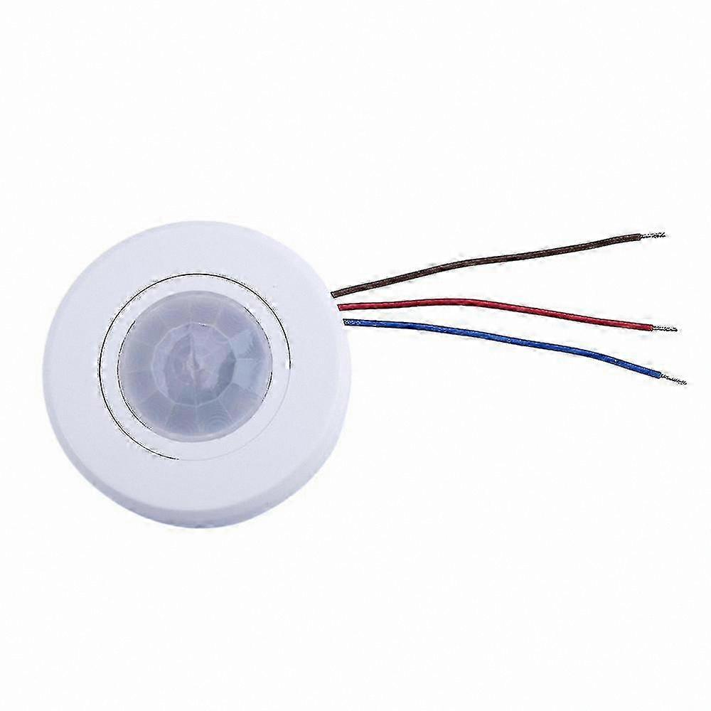 Infrared Motion Sensor Ceiling Light Switch, 200W Ultra Slim Timer Adjustable Detection for Home Safety