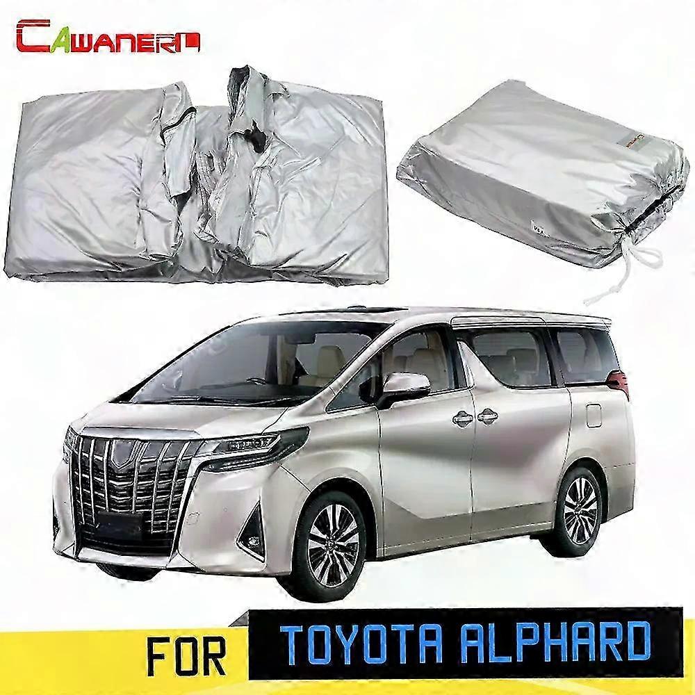 Παντός καιρού Toyota Alphard Car Cover 2002-2019 | UV προστασία, αδιάβροχο, αντιανεμικό, ανθεκτικό στις γρατσουνιές για εξωτερική χρήση MPV