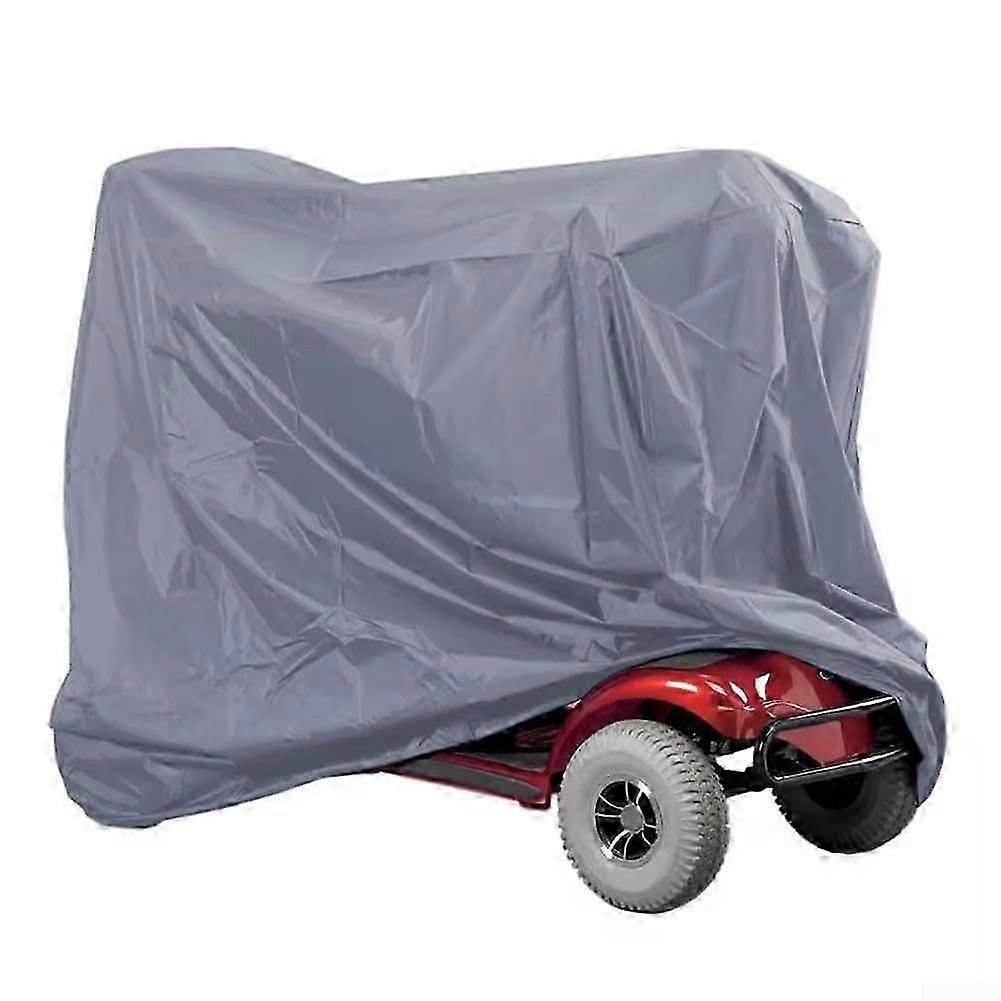 210D Oxford fabric for mobility scooters, moistureproof ventilation, and storage bag for convenient use (gray, 190 x 71 x 117 cm).