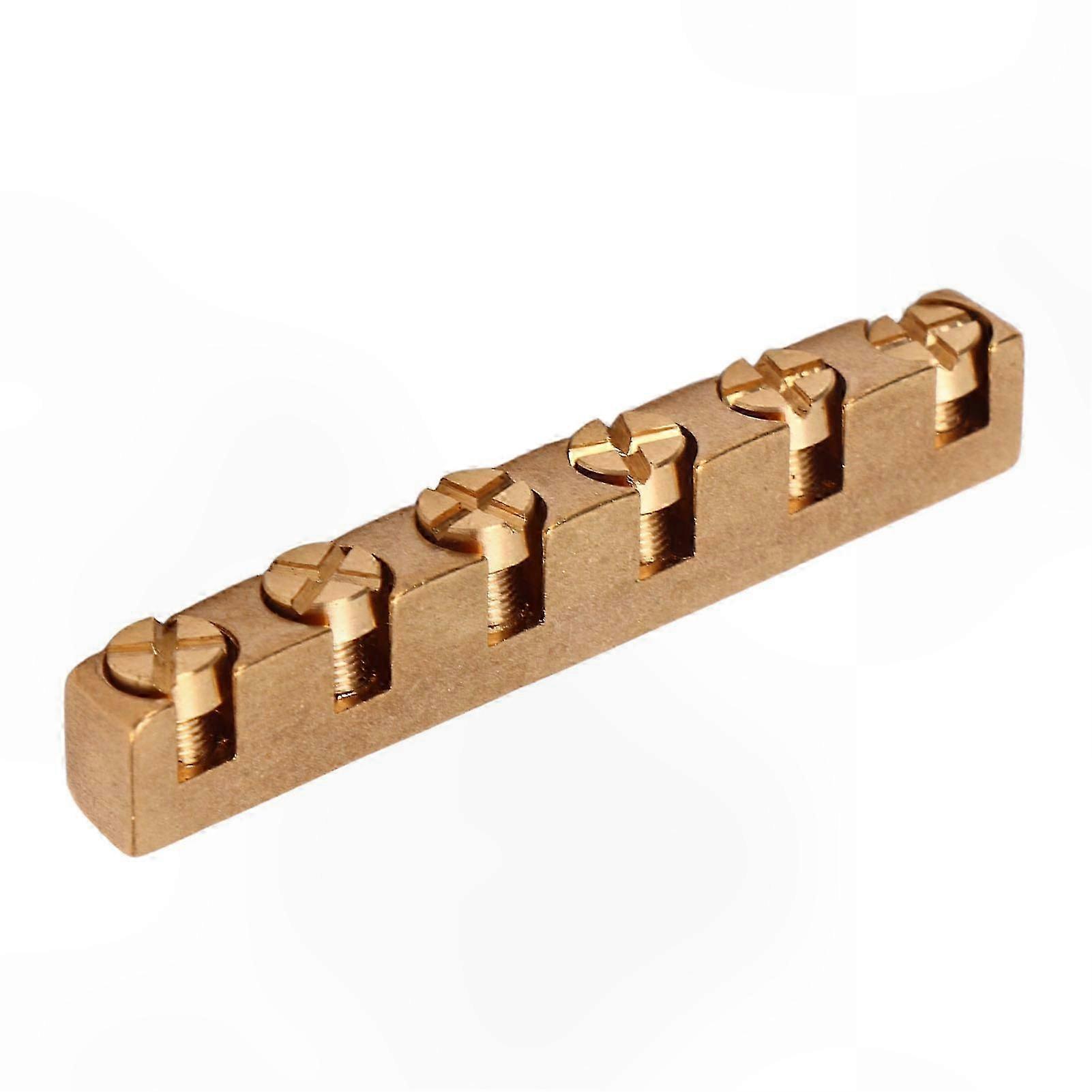 Adjustable Brass Nut for 6-String Bass Guitar Replacement Accessory