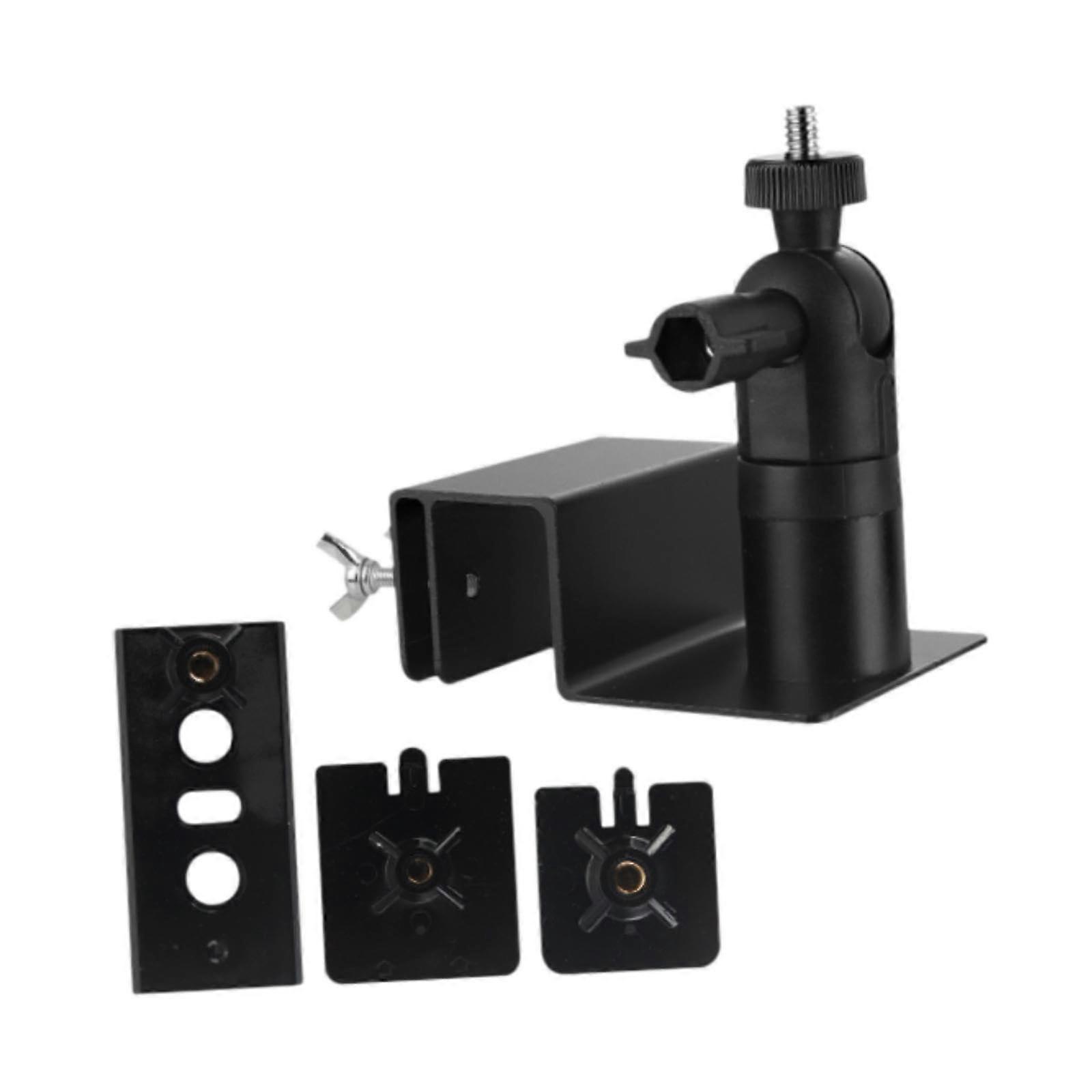 Camera Mount For Gutter System, Gutter Camera Holder, Adjustable Coating Clips, Suspension Hooks, Black